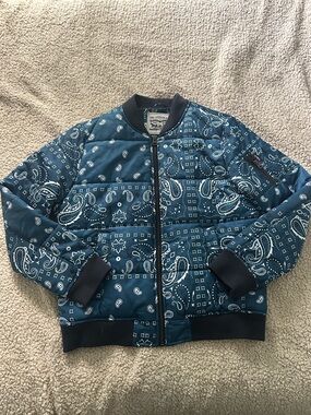Levi's Blue Bandana Print Jacket